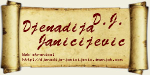 Đenadija Janičijević vizit kartica